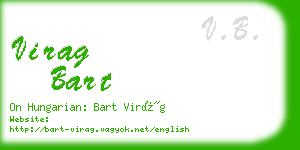 virag bart business card